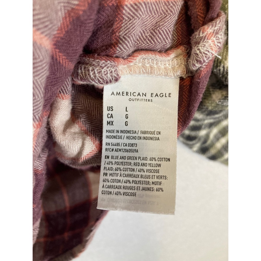 Eclectic Patchwork American Eagle Womens Large Mu… - image 8